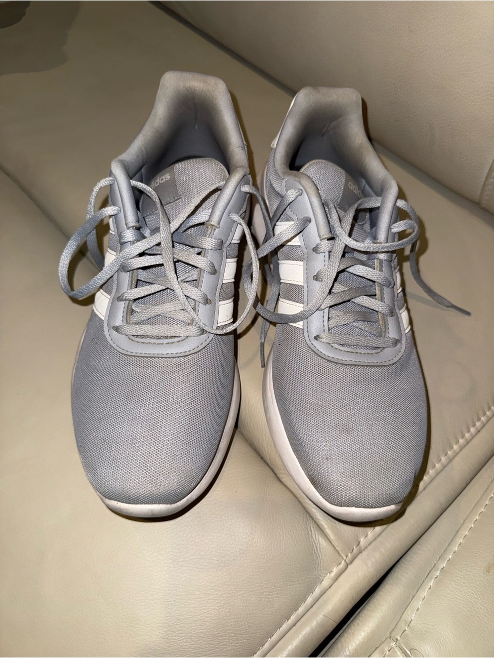 adidas Men’s Light Gray Athletic Sneakers